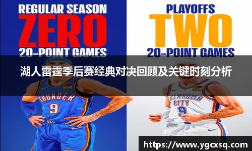 湖人雷霆季后赛经典对决回顾及关键时刻分析